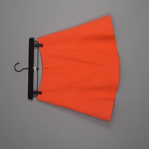 J. CREW A-line Fluted Tangerine Mini Dress - Picture 8 of 10